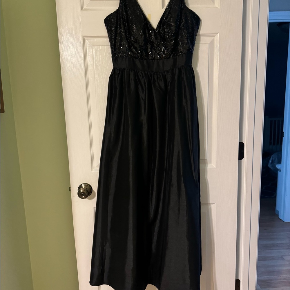 Elegant Black Sequin Gown